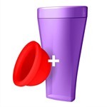 Combo Fleurity Disco Rojo + Vaso Violeta #1
