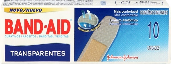 Band Aid Apósitos Adhesivos Transparentes (10 Unidades) alt