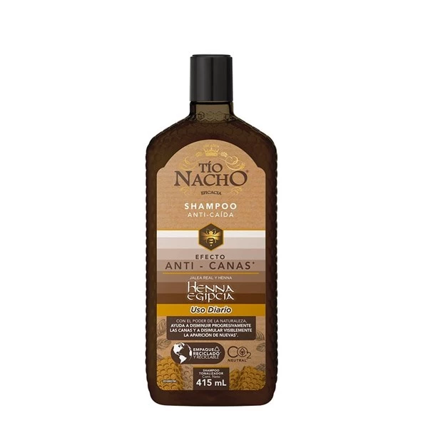 Tio Nacho Shampoo Henna Egipcia Efecto Anti Canas 415 ml alt