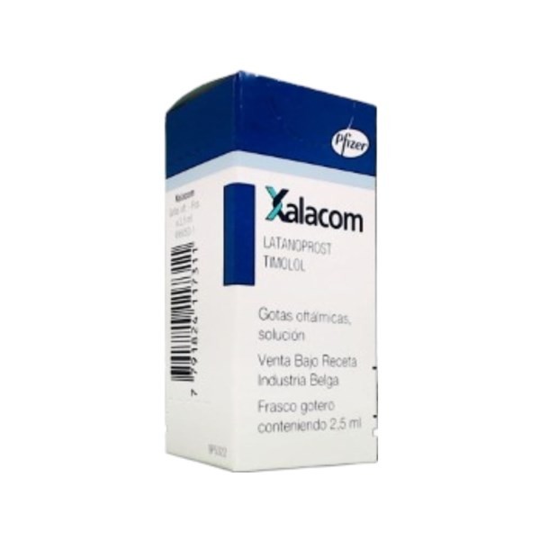 Aspen Pharma Xalacom Latanoprost + Timolol Gotas Oftalmológicas x 2,5 ml #1