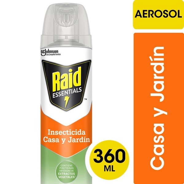 Insecticida Raid Essentials Casa Y Jardín En Aerosol 280gr #1 Insecticida Raid Essentials Casa Y Jardín En Aerosol 280gr #1