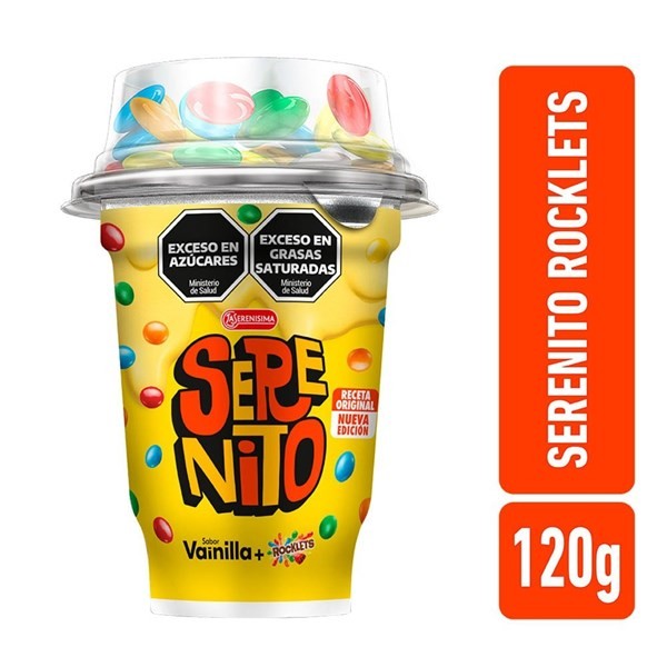 Postre Serenito Sabor Vainilla Con Rocklets 120 g #1