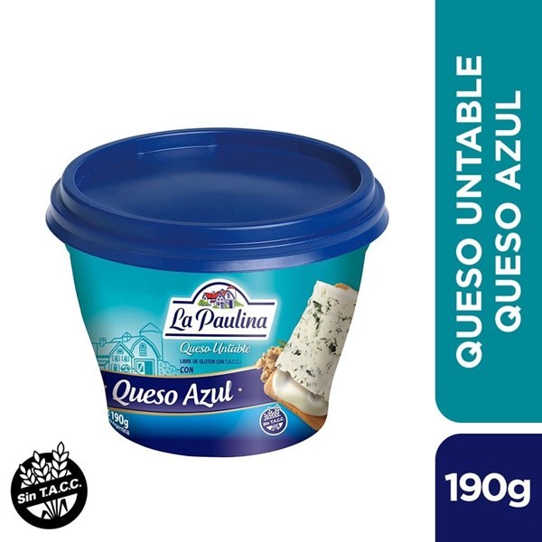 Queso Untable La Paulina Fundido Azul 190 Gr #1
