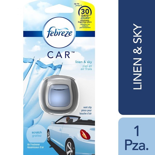 Febreze Aromatizante Para Autos Linen & Sky 2 Ml #1