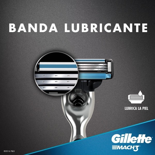 Gillette Cartuchos Para Afeitar 3 mach X 1 alt
