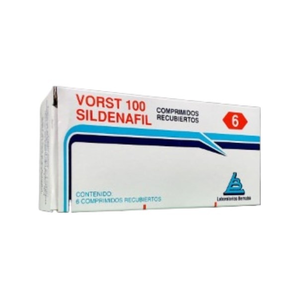 Laboratorio Bernabó Vorst Sildenafil 100 Mg x 6 Comp #1