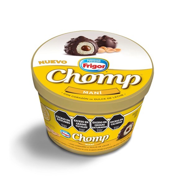 Bocadito Helado Chomp De Chocolate Con Maní En Pote 180 Grs #1