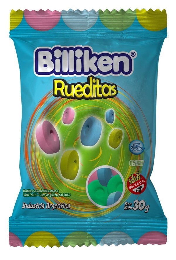 Rueditas Billiken x 30 g