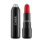 Cher Lapiz Labial Satin Kiss Color 1 scarlet Rouge #2