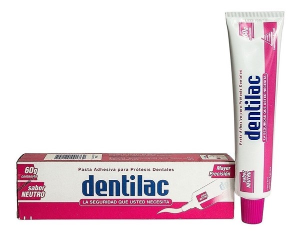 Dentilac Pasta Adhesiva Sabor Neutro 60 gr alt