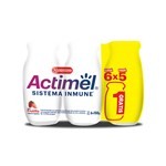 Leche Fermentada Actimel de Frutilla x 6 100 ml #1