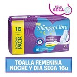 Siempre Libre Adapt Plus Noche Día C/Alas Toallitas Fem X16u #3