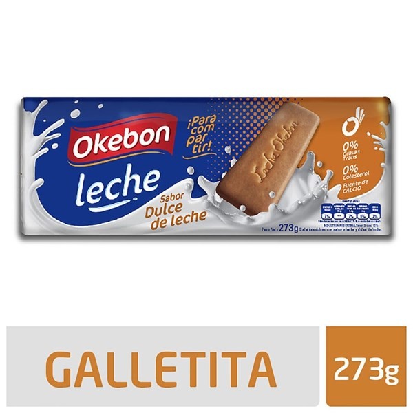 Galletitas Okebon Dulce De Leche 273 G. #1