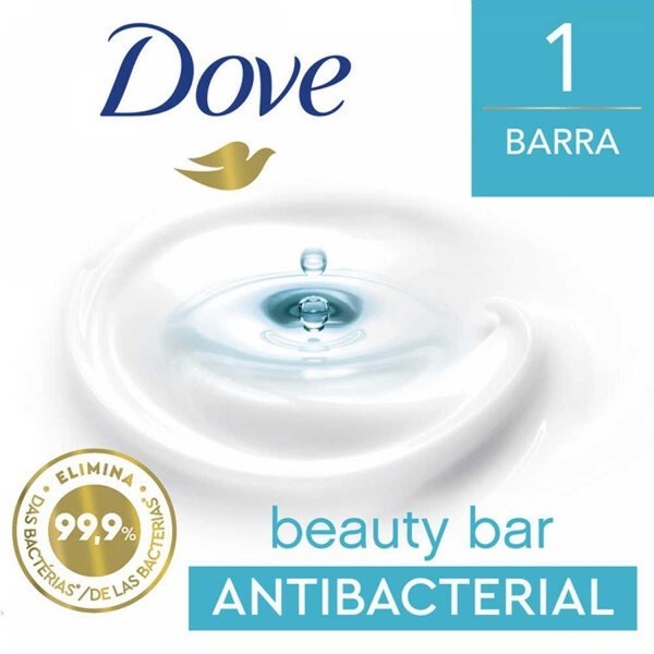 Dove Jabon Antibacterial Cuida Y Protege 90 gr #1