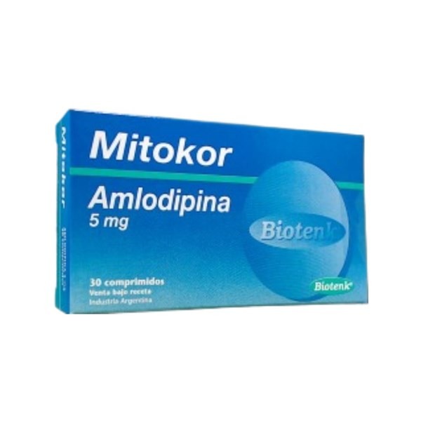 Biotenk Mitokor Amlodipina 5 Mg x 30 Comp #1