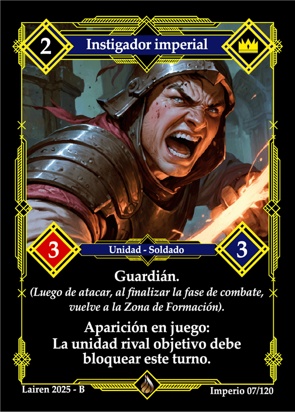 007 Instigador Imperial Precon Djinn/Soldado - Coste 2