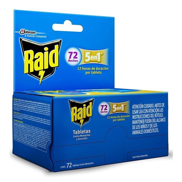 Raid Tabletas Larga Duracion (72 Noches) #1