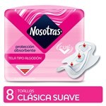 Nosotras Toalla Clásica Curv Tipo Algodón (8 Unidades) #1