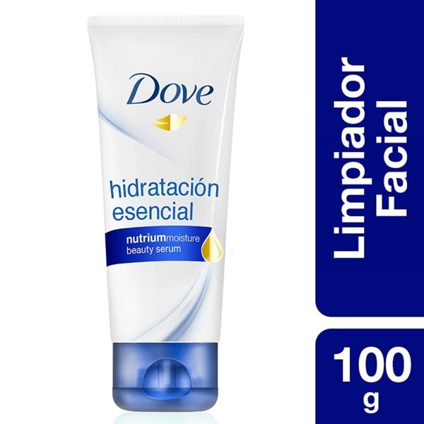 Dove Limpiador Facial Hidratación Esencial 100 gr