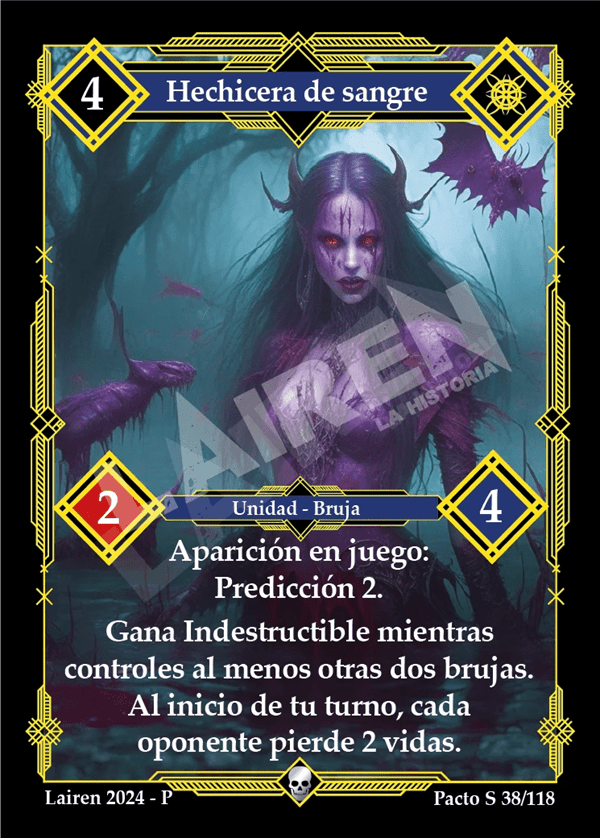 038 Hechicera De Sangre - Coste 4 #1