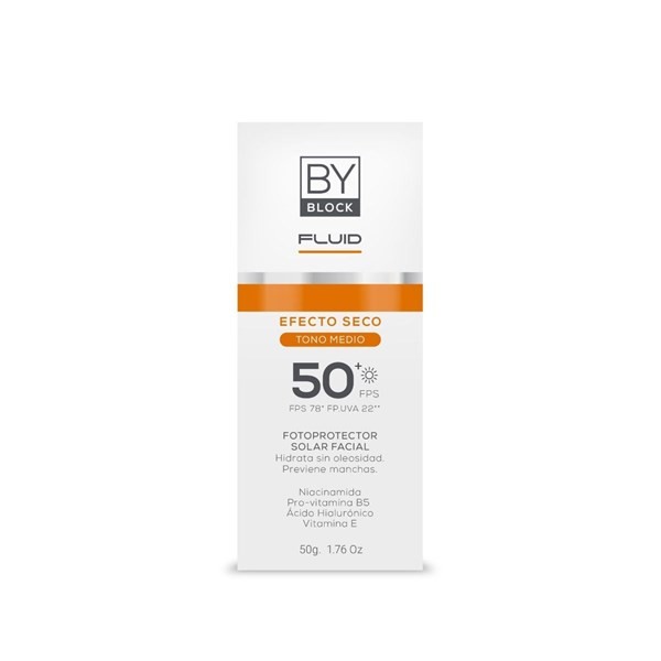 By Derm Protector Fluid Color Tono Medio Efecto Seco Fps50 50 gr alt