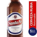 Cerveza Rubia Santa Fe Retornable 1 L. #1