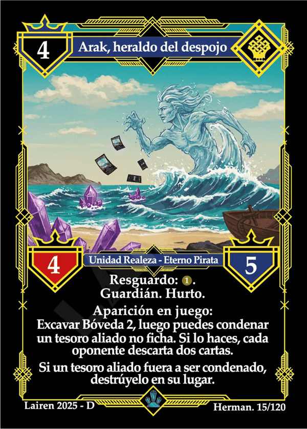 015 Arak, Heraldo Del Despojo - Coste 4
