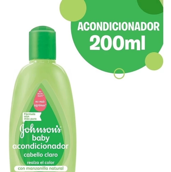  Johnson's Baby Acondicionador Cabello Claro 200 ml