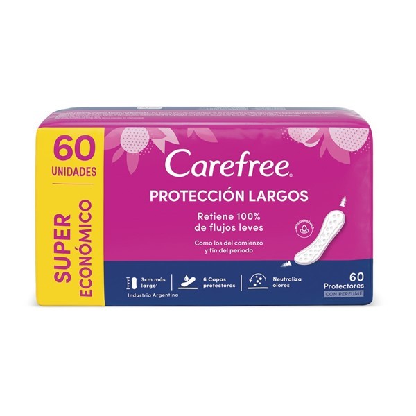 Carefree Protectores Diarios Largos (60 Unidades) alt