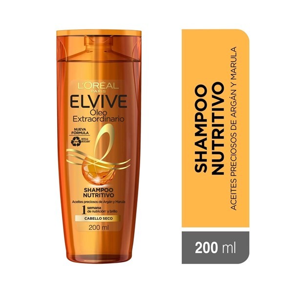 Shampoo Óleo Nutrición Elvive 200 ml Capacidad 200 ml #1