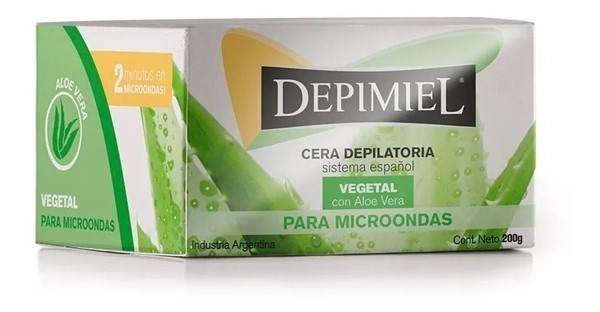 Depimiel Cera Vegetal en Pote Para Microondas 200 gr alt
