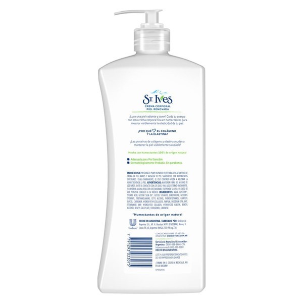 St Ives Crema Corporal Piel Renovada 532 ml alt