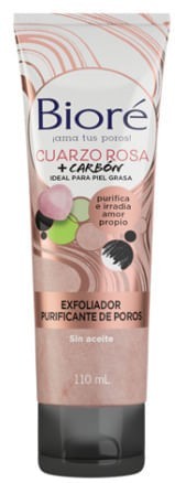 Biore Exfoliador Purificante Con Cuarzo Rosa + Carbon Natural #1