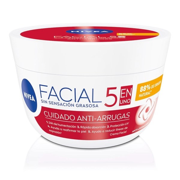 Nivea Crema 5 en 1 Cuidado Antiarrugas Todo Tipo de Piel Tamaño 100 ml alt