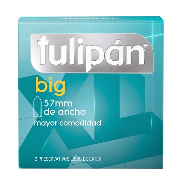 Preservativo Tulipan Big x 3 un #1