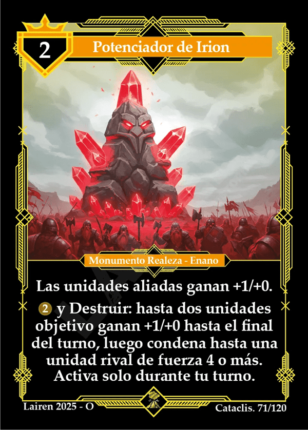 071 Potenciador De Irion - Coste 2