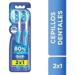 Oral B Cepillo Dental 3 D White Brillant 2 Unidades #1