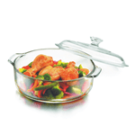 Pyr O Rey Cacerola Fuente Asadera Vidrio Templado con Tapa 1.9L #2