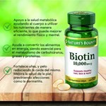 Nature'S Bounty Biotina 10000 Mcg  | 120 Capsulas #4
