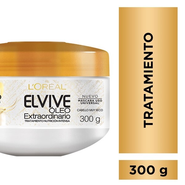 CREMA TRATAMIENTO ELVIVE OLEO EXTRAORDINARIO NUTRICION PROFUNDA X 300 g alt