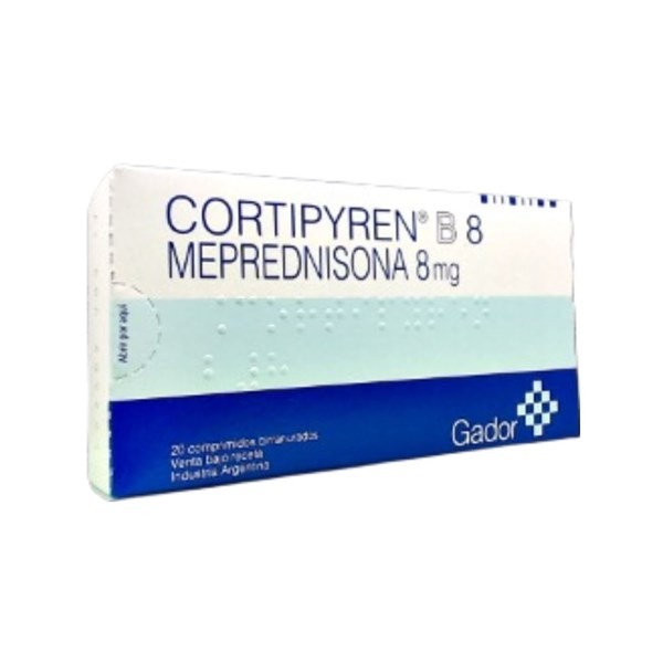 Gador Cortipyren B Meprednisona 8 Mg x 20 Comp #1