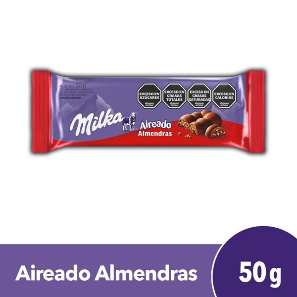 Chocolate Con Almendras Milka Leger 50 g #1 Chocolate Con Almendras Milka Leger 50 g #1