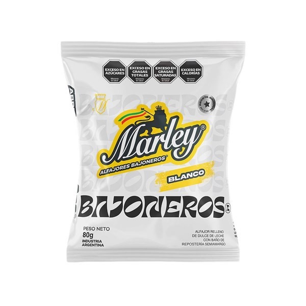 Alfajor Simple Negro x 80 grs Marley