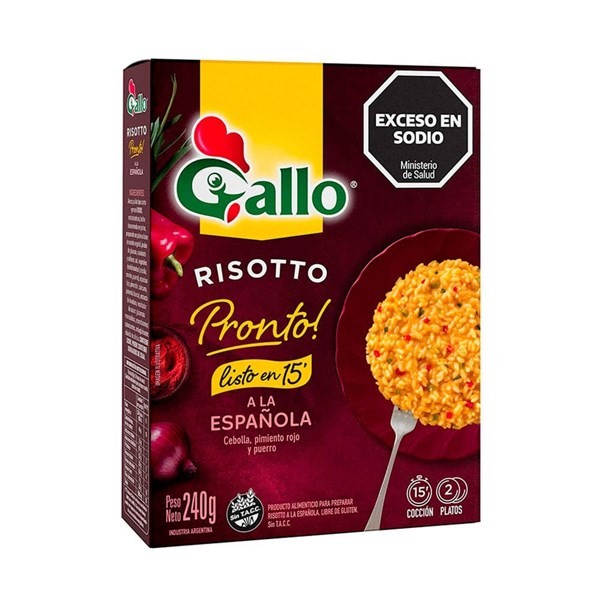 Risotto Gallo A La Española  240 Xg