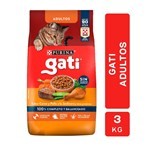 Alimento Para Gato Gati Adultos Sabor Carne Y Pollo 3 Kg #1