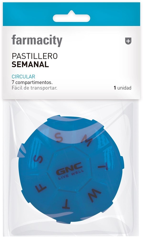 Pastillero Semanal Farmacity Circular #1