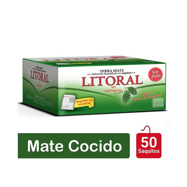 Mate Cocido Sin Ensobrar Litoral 50 uni #1