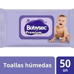 Toallitas Humedas Babysec Flowpack 50 uni #1