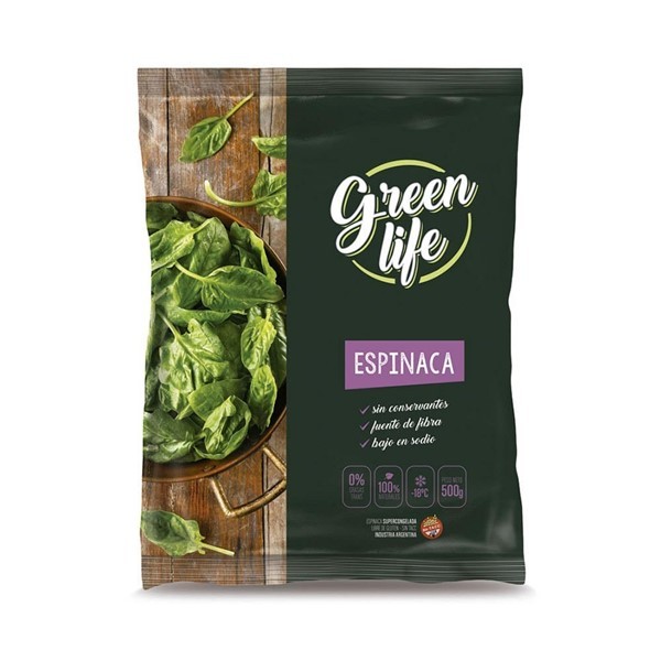 Espinaca Green Life 500 Gr