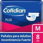 Cotidian Pañales Adulto Plus talle M - 8 Unidades #1